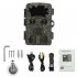 4K HD IR Dual Camera Night Vision Infrared Photo Traps 2MP Starlight Level NIR Sensor H8201