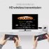 4K HD TV Video Game Console Built in 628 Games Dual Players Infrared Connection Wireless Controller black