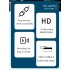 4K Video Capture Card HDTV To USB 3 0 Type C Video Recording 1080P HD Video Capture Device For Gaming Grey
