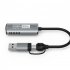 4K Video Capture Card HDTV To USB 3 0 Type C Video Recording 1080P HD Video Capture Device For Gaming Grey