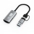 4K Video Capture Card HDTV To USB 3 0 Type C Video Recording 1080P HD Video Capture Device For Gaming Grey