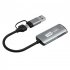 4K Video Capture Card HDTV To USB 3 0 Type C Video Recording 1080P HD Video Capture Device For Gaming Grey