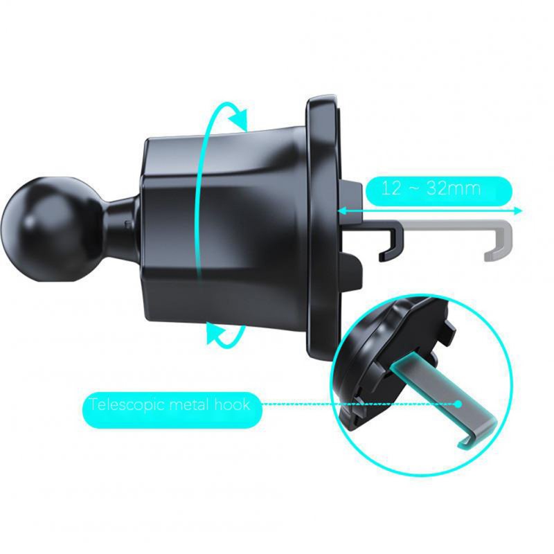 Stable Gravity Car Phone Holder 360 Degree Rotating Air Outlet GPS Mount Stand 