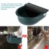4L Automatic Water Bowl Float ball Type Water Feeder Water Dispenser for Sheep Dog Horse Cow Dog Sheep Goat  Dark green