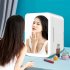 4L Mini Skincare Fridge With LED Light Mirror  Cooler And Warmer For Refrigerating Make Up  Skin Care And Food  Portable Mini Fridge For Bedroom  Office And Car
