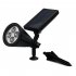 4LEDs Solar Power Garden Lamp Spot Light Outdoor Waterproof Lawn Landscape Path Spotlight 0 5W spotlight warm light