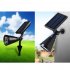 4LEDs Solar Power Garden Lamp Spot Light Outdoor Waterproof Lawn Landscape Path Spotlight 1W Spotlight Blue