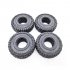 4PCS 1 9  Rubber Rocks Tyres   Tires for 1 10 RC Rock Crawler car for Axial SCX10 90047 MST D90 TF2 TRX 4 4PCS