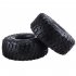 4PCS 2 2in Rubber Tyre Wheel Tires for 1 10 RC Rock Crawler Axial SCX10 SCX10 II 90046 90047 TAMIYA TRX 4 TRX4 120 48MM  A set of 4PCS
