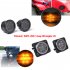 4PCS Amber Front LED Turn Signal Light Side Light Combo Lens for 2007 2017 Jeep Wrangler JK Lamp As shown