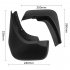 4PCS Car Mud Flaps Replacement  Front And Rear Wheel Vehicles Mudguard Splash Guards Fender Flares Kit  Compatible For Discovery 5 2017 2020 black