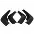 4PCS Car Mud Flaps Replacement  Front And Rear Wheel Vehicles Mudguard Splash Guards Fender Flares Kit  Compatible For Discovery 5 2017 2020 black