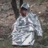 4PCS Emergency Rain Poncho Reusable Weather Resistant PE Aluminum Film Raincoat For Men Women Grown ups Camping Orange  set of 4 
