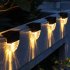4PCS LED Solar Lights Path Stair Outdoor Light Step Lamp Wall Landscape Lamp Solar Light Outdoor Nightlight Warm color   colorful