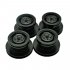 4PCS Metal Beadlock Wheel Rim Rubber Tires Set for MN45 D90 91 96 99 99S 99A 1 12 Rc Car black