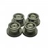 4PCS Metal Beadlock Wheel Rim Rubber Tires Set for MN45 D90 91 96 99 99S 99A 1 12 Rc Car Titanium