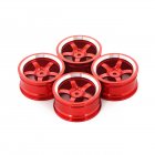 4PCS Metal Wheel Rim 1 9 Inch BEADLOCK for 1 10 RC Rock Crawler Axial SCX10 90046 AX103007 TAMIYA CC01 D90 TF2 Traxxas TRX 4 red