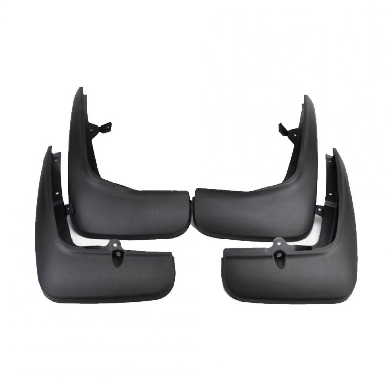 4PCS Mud Flaps, Vehicles Mudguard Splash Guards Front And Rear Set, Fender Flares Kit Automotive Exterior Accessories Compatible For L320 2005-2013 black