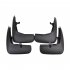 4PCS Mud Flaps  Vehicles Mudguard Splash Guards Front And Rear Set  Fender Flares Kit Automotive Exterior Accessories Compatible For L320 2005 2013 black