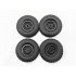 4PCS Set HengLong WPL C34 Four wheel Drive FJ40 Cruiser RC Auto Parts Wheel Tires