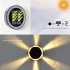 4PCS Solar Ground Lights 6LED Waterproof Solar Garden Lights Bright In Ground Lights Landscape Lights For Pathway Yard Deck Lawn Patio solar wall light