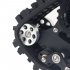 4PCS TRX4 Tracks Wheel Sandmobile Conversion Snow Tire for Traxxas TRX 4 1 10 RC Crawler Car black