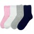 4Pairs Women Cotton Mid calf Length Socks Breathable Mesh Socks 2  One size