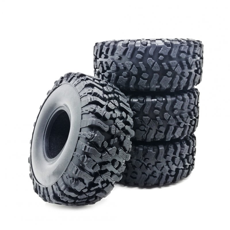 4Pcs 1.9in Rubber Rocks Tyres / Tires for 1:10 RC Rock Crawler car for Axial SCX10 90047 D90 D110 TF2 TRX-4 120MM  default