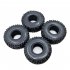 4Pcs 1 9in Rubber Rocks Tyres   Tires for 1 10 RC Rock Crawler car for Axial SCX10 90047 D90 D110 TF2 TRX 4 120MM  default