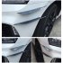 4Pcs Car Front Bumper Canard Splitter Fin Spoiler Carbon Fiber Universal Modified Decoration  Carbon fiber