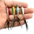 4Pcs Fishing Baits Set 6 4g 2 5cm Metal Fishing Lure Artificial Minnow Hard Bait with Treble Hooks