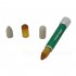 4Pcs Paintless Car Body Dent Repair Tool Auto Tap Down Pen With Rubber Heads Hail Dings Hand Repair Tool Professional Dent Repair Kit For Car Refrigerator green