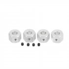 4Pcs RBR/C 12MM Metal Wheel Hex Connector For WPL JJRC MN RC Car Parts 12x12x8.9mm Silver