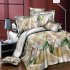 4Pcs Set 3D Flower Series Printing Bed Sheet Pillow Cover Quilt Cover for Home Decor