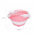 4Pcs Set Baby Bowl with Suction Cup  Lid   Spoon   Fork Set for Kids Training