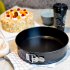 4Pcs Set Non Stick Round Bake Tin Tray Cake Baking Tools Pan Bakeware for Kitchen black