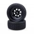 4Pcs Set Rubber 1 9  Wheel Tires Plastic 1 9inch Wheel Rims for 1 10 RC Crawler Axial SCX10 90046 Tamiya CC01 D90 D110 Road tire