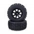 4Pcs Set Rubber 1 9  Wheel Tires Plastic 1 9inch Wheel Rims for 1 10 RC Crawler Axial SCX10 90046 Tamiya CC01 D90 D110 Road tire
