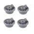 4Pcs Wheel for Bosch Siemens Neff 165314 Dishwasher Accessories 4pcs