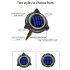 4W LED Solar Garden Light Built in Solar Panel Weatherproof Color Changing Outdoor Courtyard Lamp For Fence Pathway Trees Garden Yard Flying saucer model