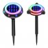 4W LED Solar Garden Light Built in Solar Panel Weatherproof Color Changing Outdoor Courtyard Lamp For Fence Pathway Trees Garden Yard Flying saucer model