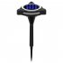 4W LED Solar Garden Light Built in Solar Panel Weatherproof Color Changing Outdoor Courtyard Lamp For Fence Pathway Trees Garden Yard Flying saucer model