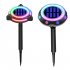 4W LED Solar Garden Light Built in Solar Panel Weatherproof Color Changing Outdoor Courtyard Lamp For Fence Pathway Trees Garden Yard Flying saucer model