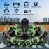 4WD Electric RC Car Rock Crawler Remote Control Off Road Radio Controlled Drive Toy Car green