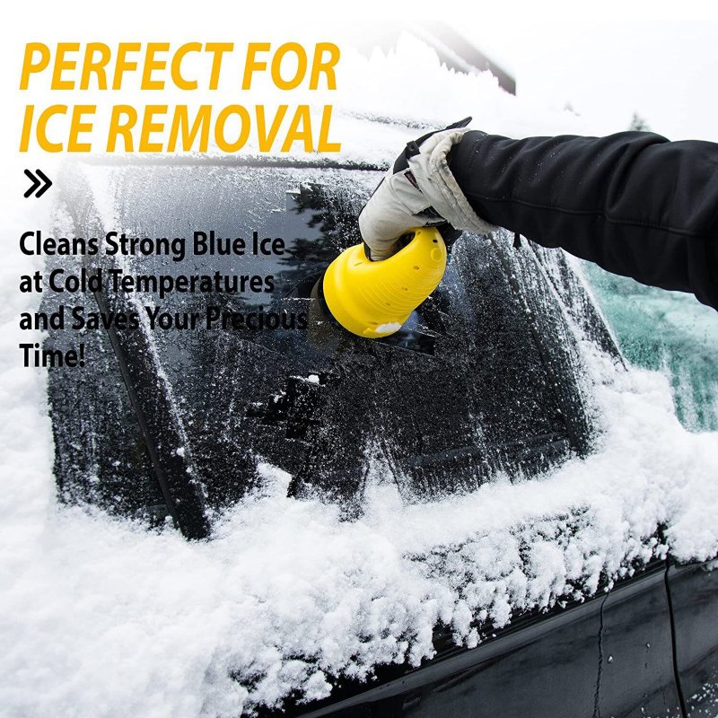 Usb Rechargeable Electric Snow Scraper Windshield Window Ice Removal Shovel Cleaning Tool 