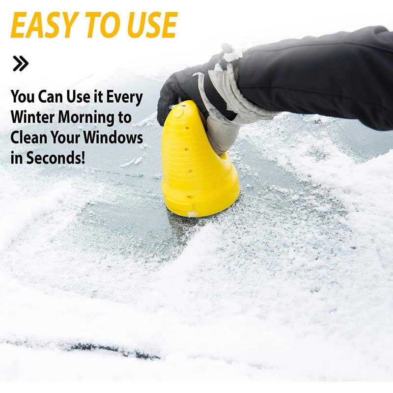 Usb Rechargeable Electric Snow Scraper Windshield Window Ice Removal Shovel Cleaning Tool 