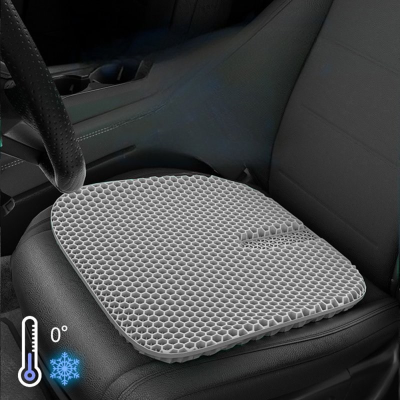 Car Seat Cushion Gel Cooling Pad Thick Big Breathable 3D Honeycomb Design Absorbs Pressure Seat Cushion 