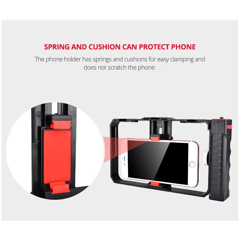 Hand Held Camera Bracket Second Generation Movie Live Video Stabilizer Mobile Phone Rabbit Cage Stand 