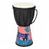 4in Hand Drum Percussion Instrument Traditional African Drum Educational Musical Toy Birthday Gift For Boys Girls Giraffe 4 inches
