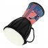 4in Hand Drum Percussion Instrument Traditional African Drum Educational Musical Toy Birthday Gift For Boys Girls Giraffe 4 inches